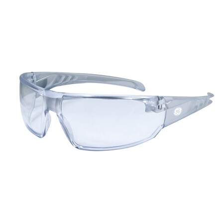 Safety Glasses, Clear Frame, Clear Antifog Lens
